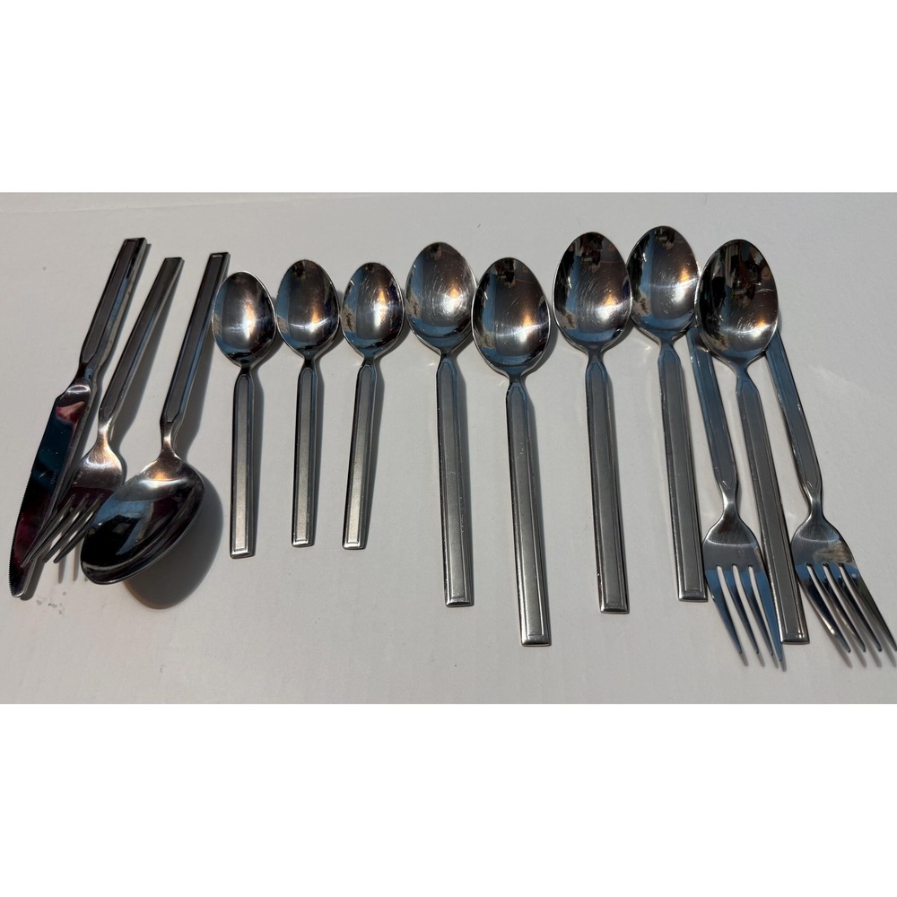 Vintage Cambridge 18/8 Stainless China 13 Piece Flatware Lot